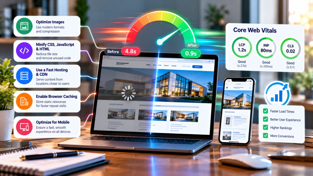 Core Web Vitals & Page Speed Optimization | HirePro