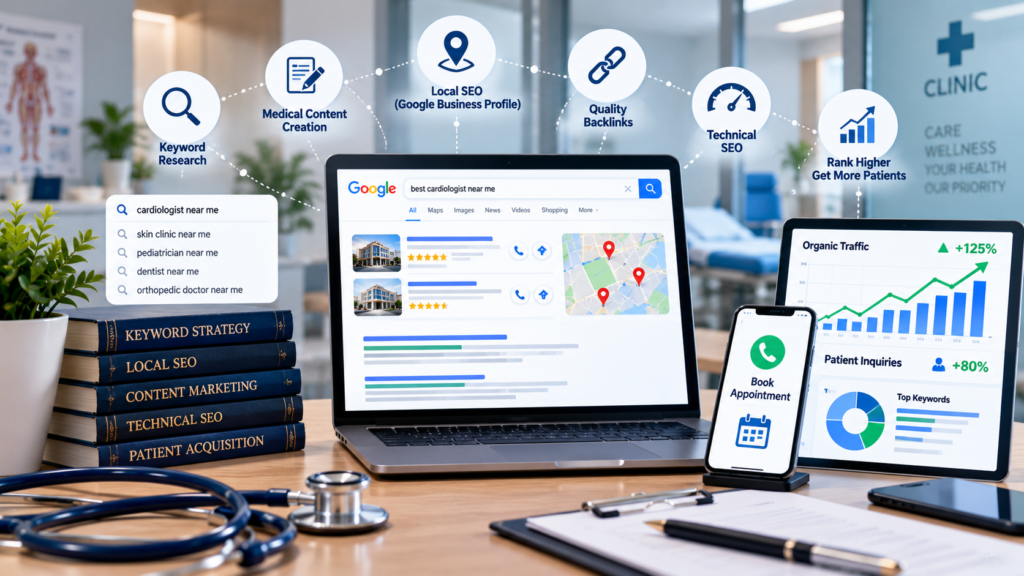 Healthcare SEO for Doctors & Clinics | HirePro