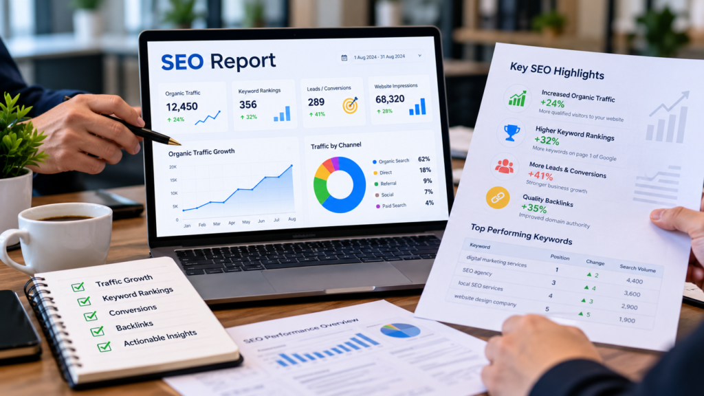 Collaborative SEO Report | HirePro Digital Marketers