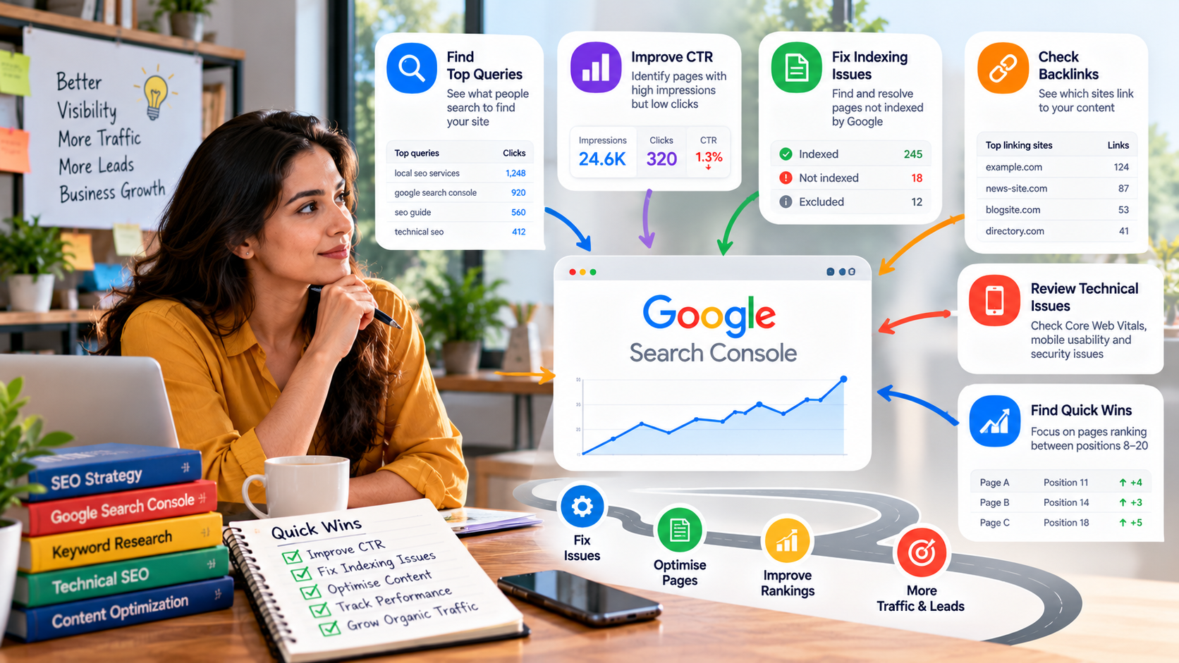 Google Search Console SEO Quick Wins | HirePro Digital Marketers