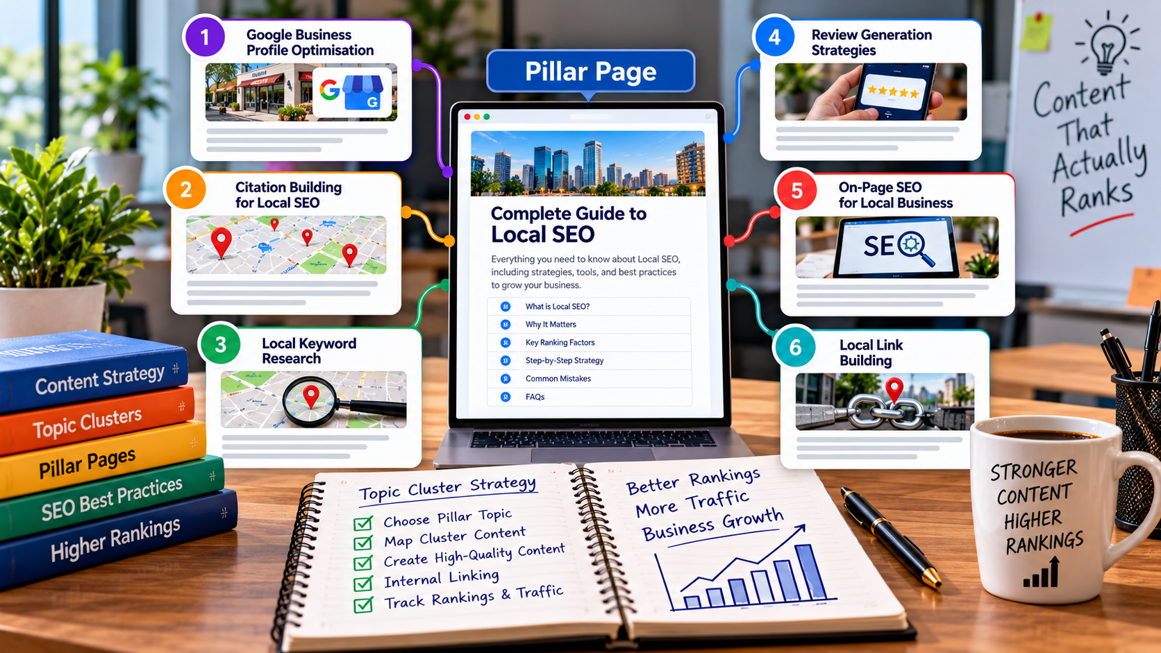 Local SEO Topic Cluster Blueprint | HirePro Digital Marketers